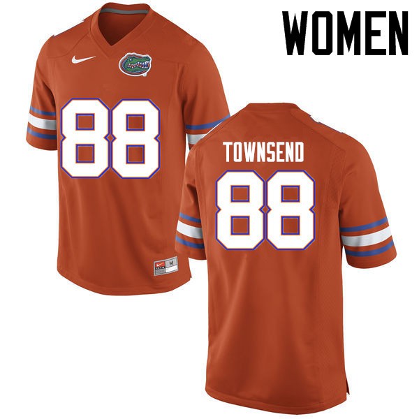Florida Gators Women #88 Tommy Townsend College Football Jerseys Orange
